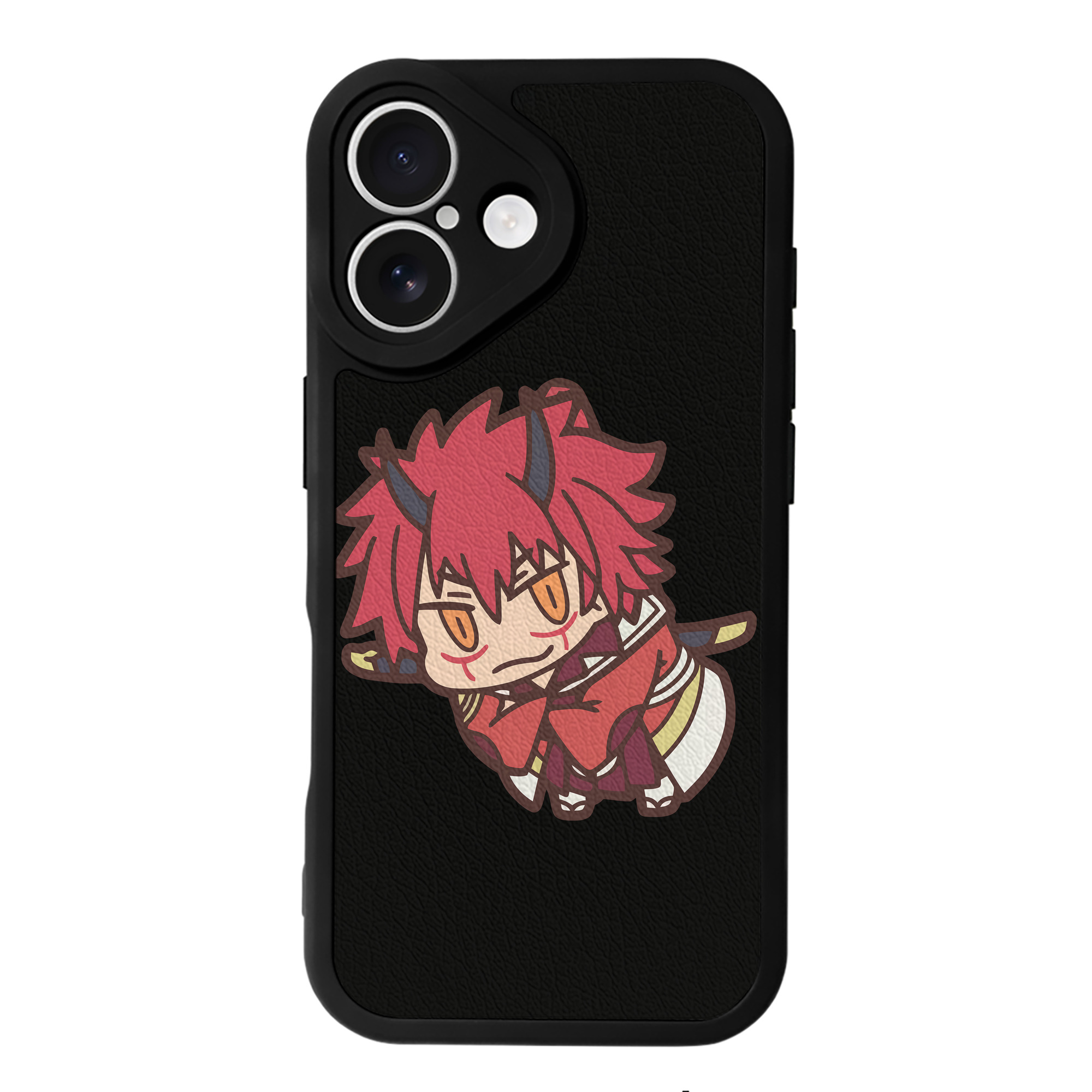 （画像用） 転スラ Regarding Reincarnated to Slime 【iPhone 16シリーズ対応】シリコンスマホケース（レザー調） 材質：シリコン